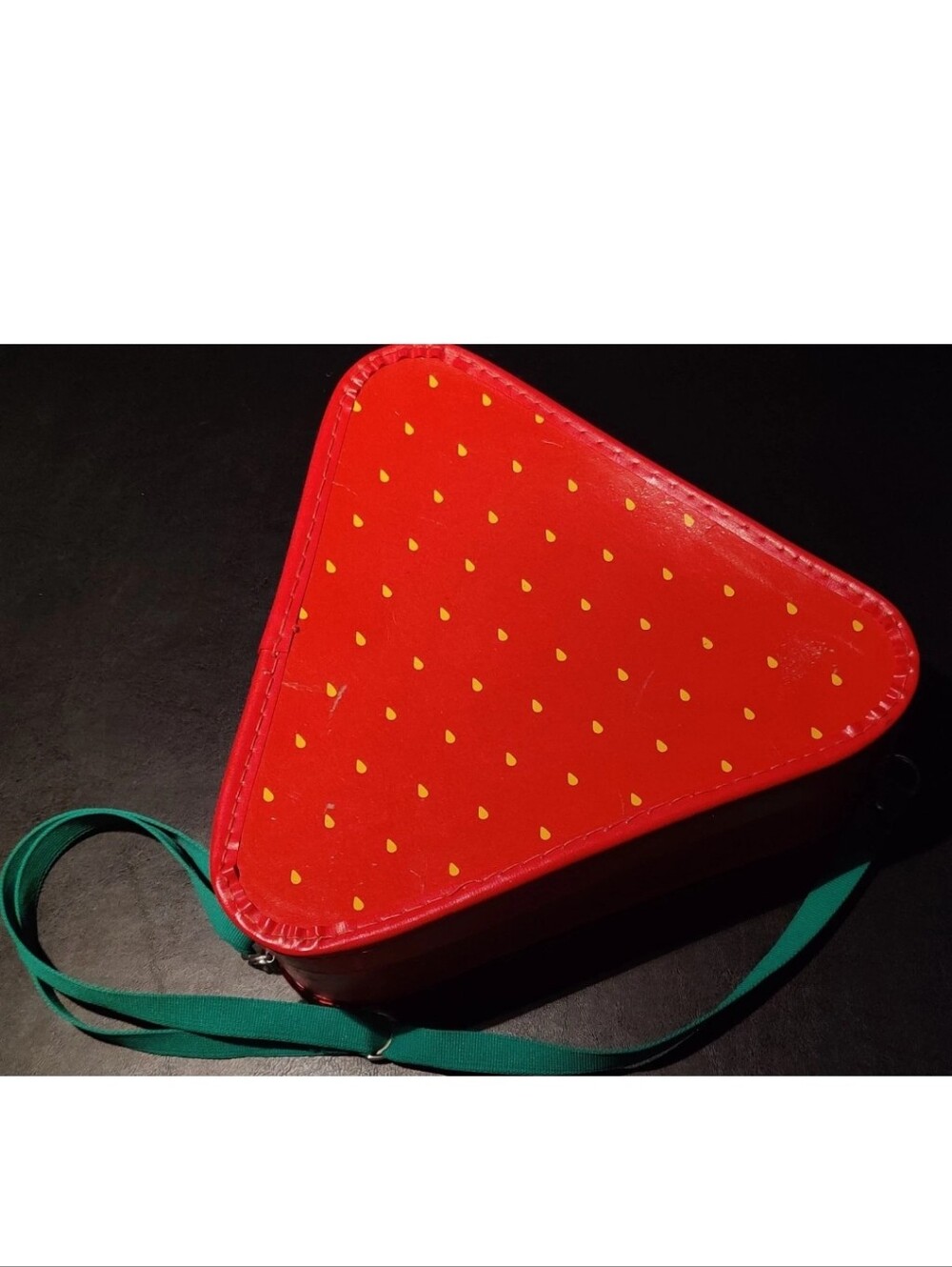 VTG. '70s Oversized Pop Art Strawberry Shaped Bag Case...
